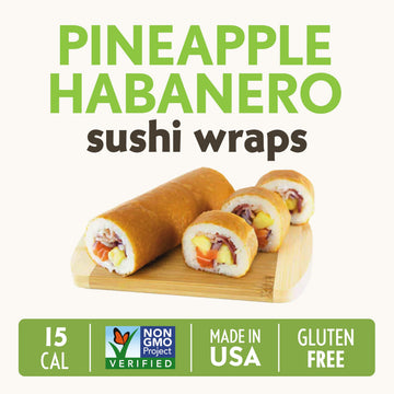 Pineapple Habanero Origami Sushi Wraps