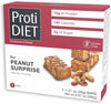 ProtiDIET Peanut Surprise High Protein Bar, No Trans Fat, Nutrient Rich Protein Fiber Bars - High Protein Snacks for Adults - He