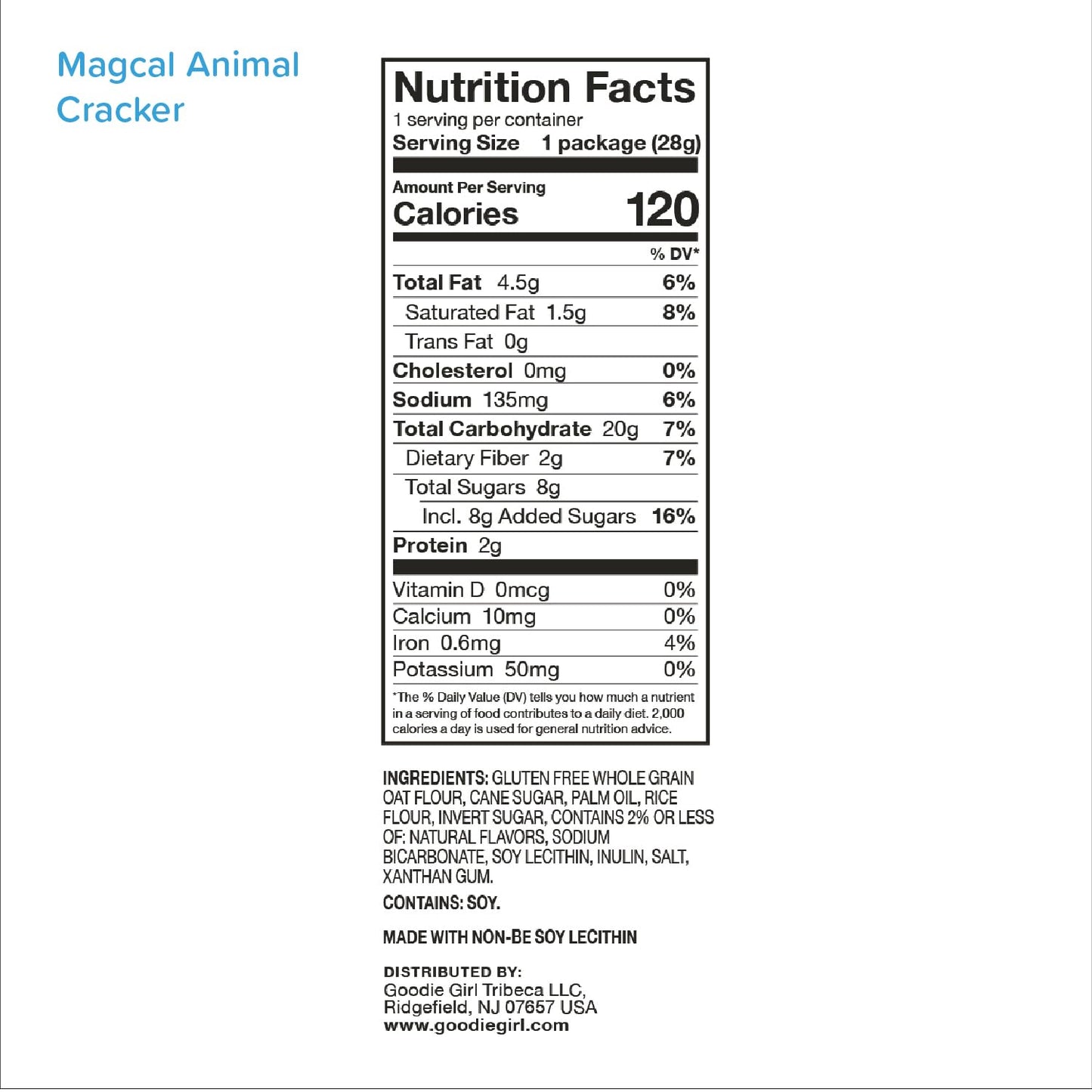 Goodie Girl Gluten Free Animal ers Snack Packs, 1 Ounce (Pack of 10), Peanut Free, Dairy Free, Egg Free, 120 Calories Each
