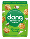 Dang Thai Rice Chips | Coconut Crunch | 4 Pack | Vegan, Gluten Free, Non Gmo Rice Crisps, Healthy Snacks Made with Whole Foods |