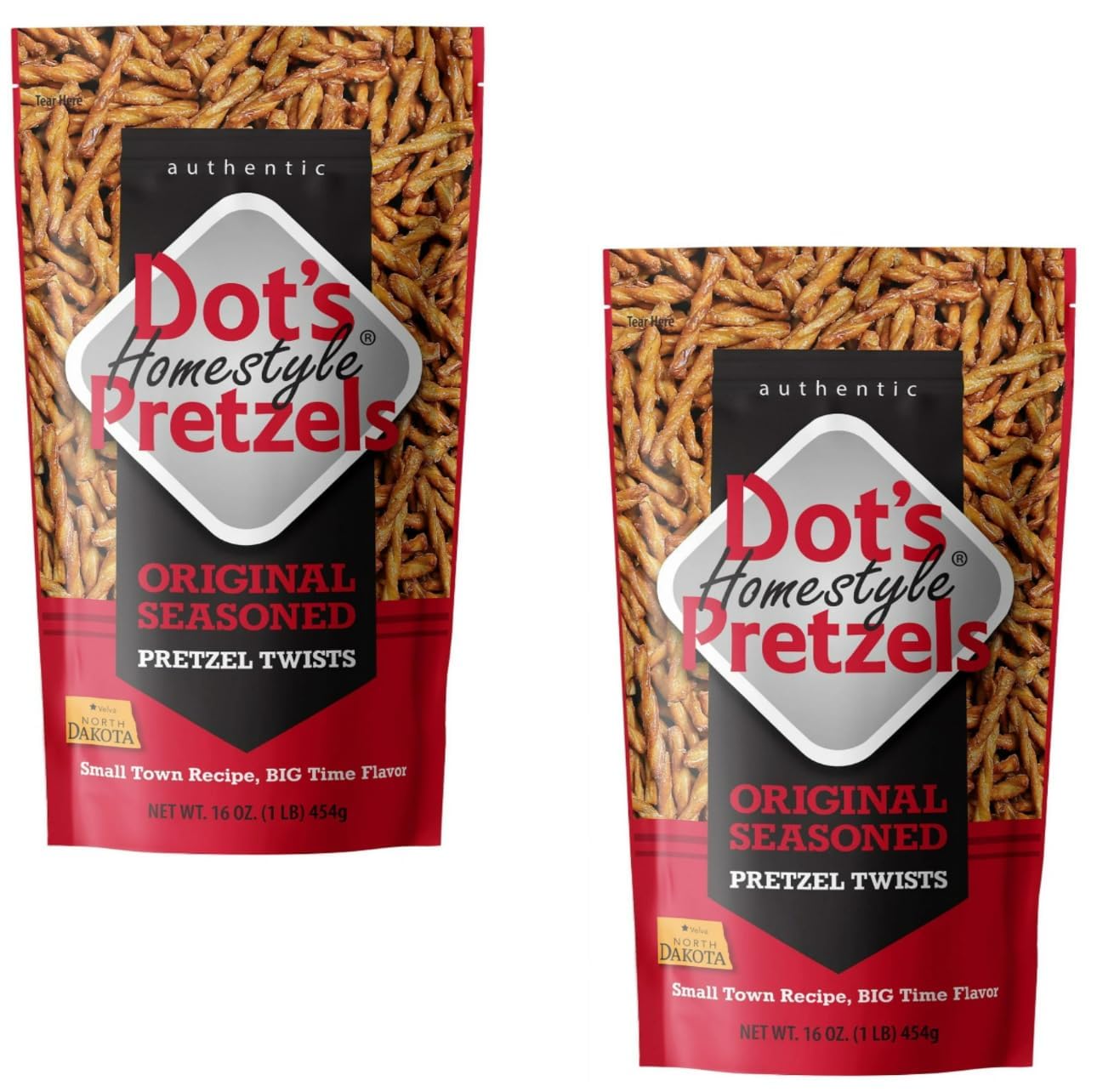 Dot Pretzels Oriflavor Blendal Flavor - Pack Of 2 - Oriflavor Blendal Seasoning - Delicious Pretzels Everyone Loves - Perfect For Snacking On The Go Or Stocking The Office