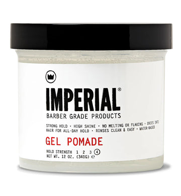 Imperial Barber Grade Products Gel Pomade, 12 oz