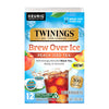 Twinings Brew Over Ice Unsweetened Peach Black Iced Tea K-Cup Pods For Keurig, 12 Count (Pack Of 6), Caffeinated