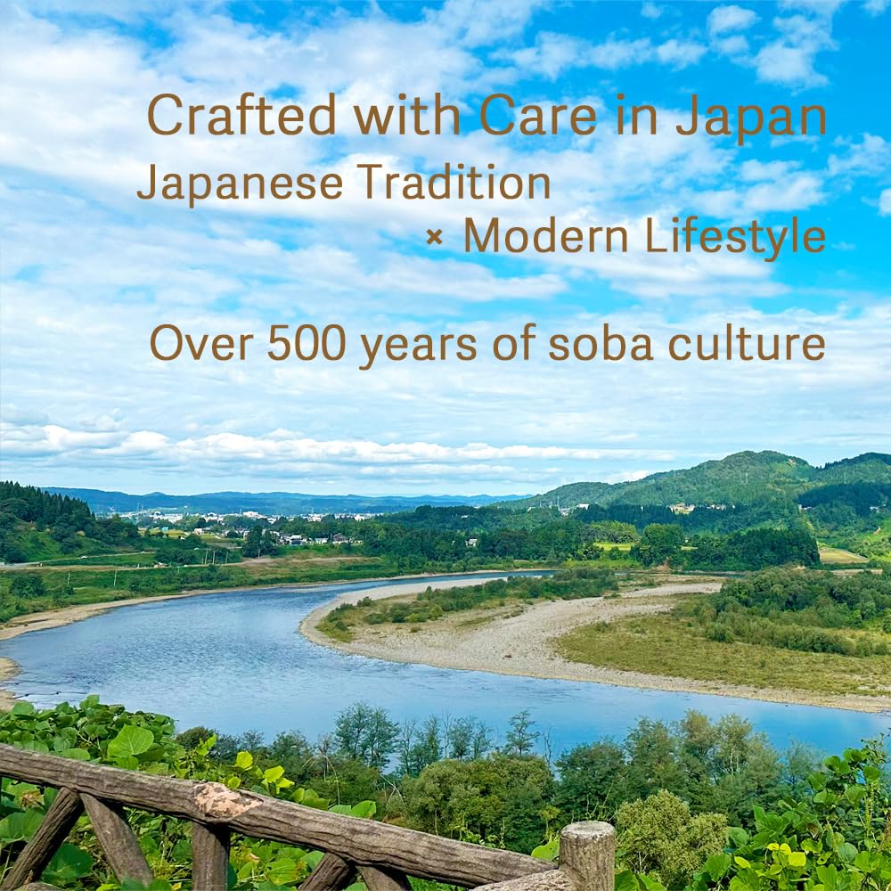 Authentic Japanese Buckwheat Soba Noodles 100% Buckwheat Flour – Healthy, Gluten-Free, Soba For Hot & Cold Dishes – Perfect For Ramen, Stir-Fry, Salads & More (17Oz / 400G) With Our Original Eating Instructions Japanese Food