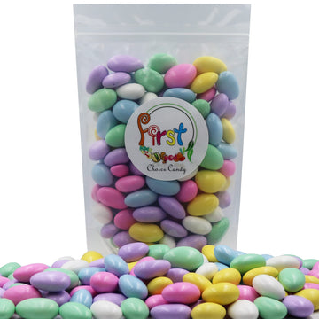 Firstchoicecandy Jordan Almonds (1 Pound, Assorted Pastel Colors)