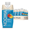 NOOMA Organic Electrolyte Sports Drink with Coconut Water, 30 Calories, Pack of 12 (16.9oz), Blueberry Peach Flavor
