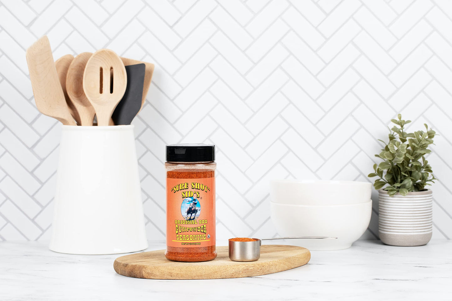 Sure Shot Sid'S Original Bbq Gunpowder Seasoning 12Oz