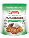 Jennies Organic Chocolate Drizzle Coconut Macaroons, 5.25oz | Dairy Free | Gluten Free | Peanut Free | Individually Wrapped