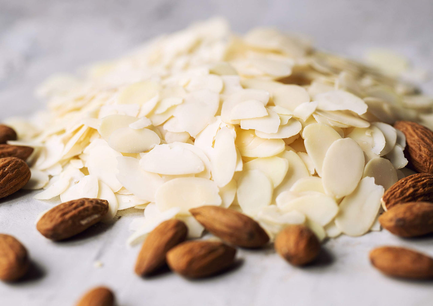 Food to Live - Organic Blanched Sliced Almonds, 12 Ounces - Non-GMO, Raw, Unpasteurized, Unsalted, Vegan, Keto, Paleo, Kosher, B