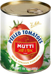 Mutti Whole Peeled Tomatoes (Pelati), 28 oz. | 12 Pack | Italys #1 Brand of Tomatoes | Fresh Taste for Cooking | Canned Tomatoes
