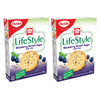 Peek Freans Blueberry Brown Sugar with Flax Lifestyle Selections Cookies, 290g/10oz, 2-Pack {Imported from Canada}