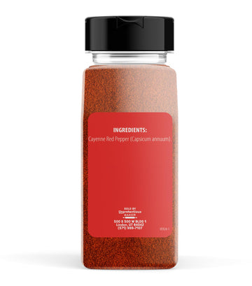 Unpretentious Ground Cayenne Pepper, 2 Cup Shaker, Pure & Natural, Fresh, Gluten-Free
