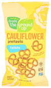 FROM THE GROUND UP Cauliflower Pretzel Twists, 4.5 Ounce, Gluten-Free Snack