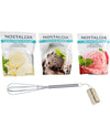 Ice Cream Mix. Vanilla Chocolate And Strawberry. Each Pocket Of 8 Oz Makes 2 Quarts Of Delicious Top-Grade Old Fashioned Ice Cream!