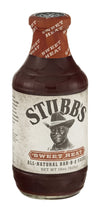 Stubbs Sweet Heat Sauce Barbecue BBQ 1.12 Pound (Pack of 6)