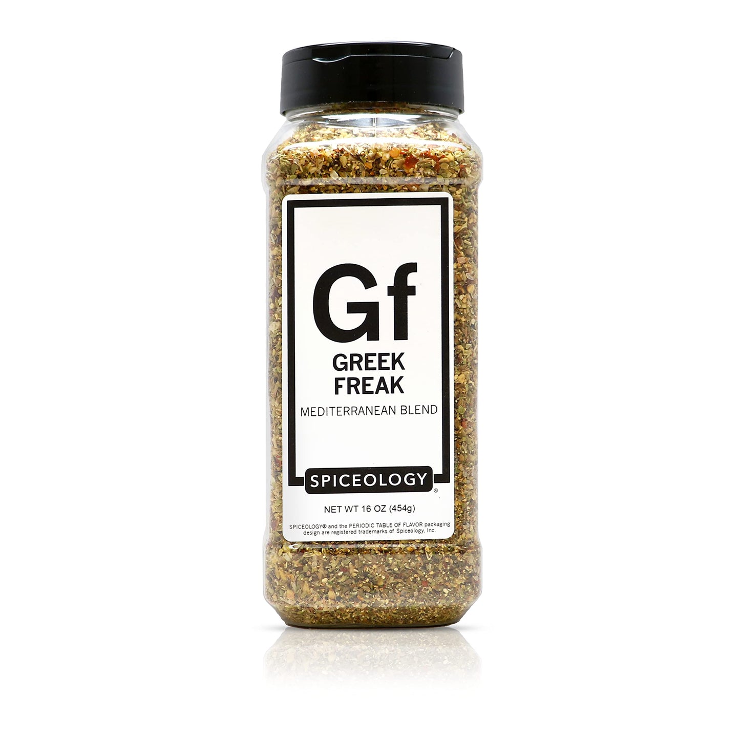 Spiceology – Greek Freak Mediterranean Seasoning – Greek Herbs & Spices For Chicken, Potatoes, Salad, Gyros, Pasta & Pizza – Fresh-Ground, Chef-Crafted Mediterranean Blend – 16 Oz