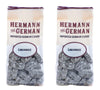 Hermann the German Hard Candy - Liquorice - Pack of 2 - Imported