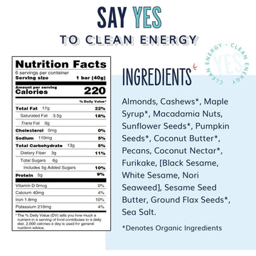 The YES Bar Plant-Based Protein Snack, Vegan, Gluten Free, Low Sugar, 24 Count
