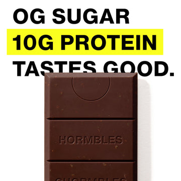 Hormbles Chormbles Protein Candy Bars Salted Fudge 10g Protein 0g Sugar 140 Calories Fudge Chocolate Candy With Crunchy Pieces and Salt Sugar Free Snacks or Dessert 1.13 Oz 12 Pack