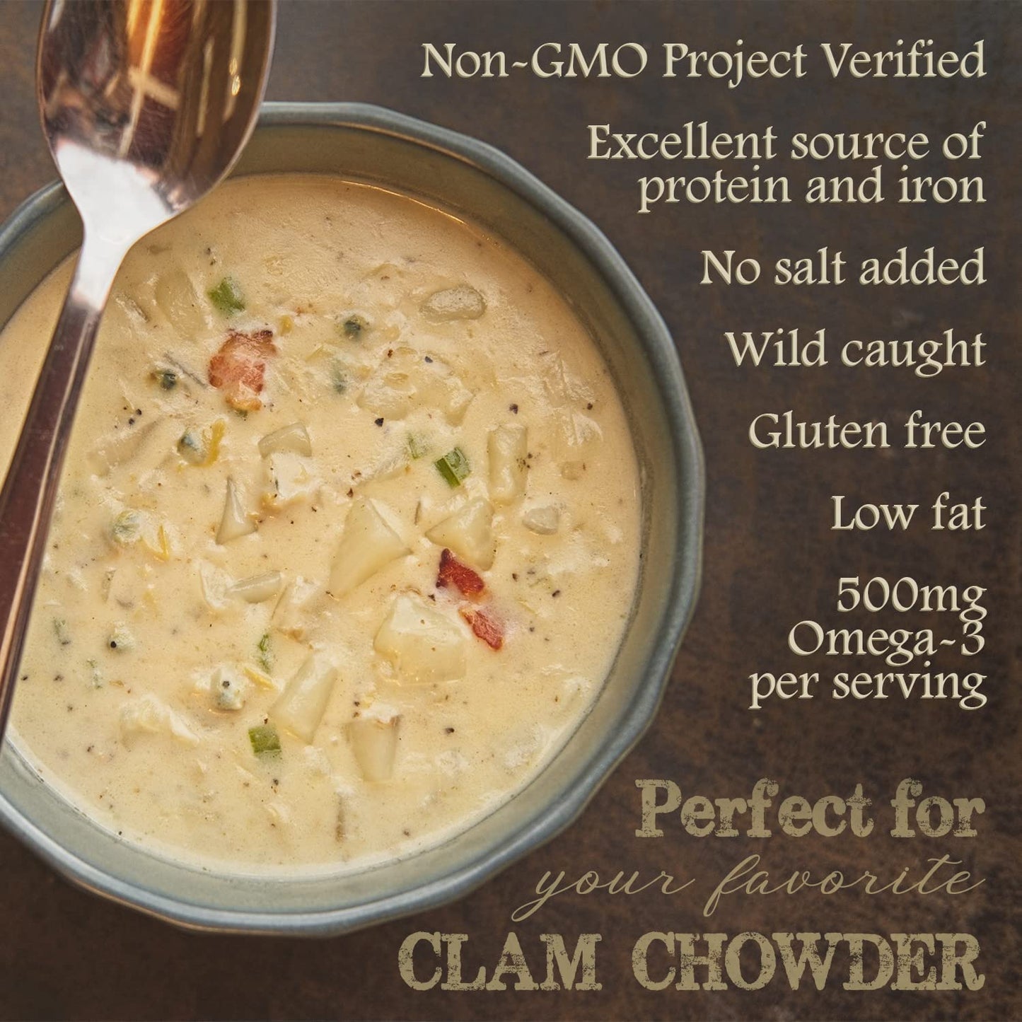 Crown Prince Natural Boiled Baby Clams In Water, 10-Ounce Cans (Pack Of 12)