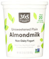 365 Everyday Value Almondmilk Unsweetened Non-Dairy Yogurt, Plain, 32 Oz