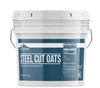 Earthborn Elements Steel Cut Oats (1 Gallon), Also Called Irish Oatmeal, Breakfast, Resealable Bucket