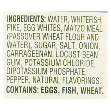 Manischewitz Fish Pike & White Sweet