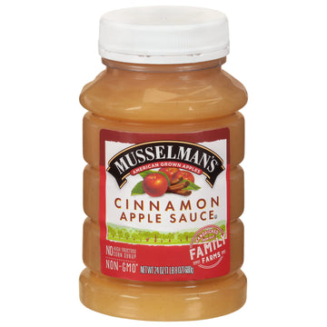 Musselmans Deluxe Cinnamon Applesauce 24 oz (Pack of 12)