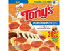 Tonys Pizzeria Style Pizza Pepperoni, 18.56 Ounce -- 16 per case.