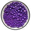 Eastron Edible Purple Pearl Sugar Sprinkles Candy Mixing Size Baking Cake Decorations Cupcake Toppers Cookie Decorating Celebrat
