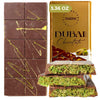 Authentic Mini Dubai-Style Chocolate Bar | 3.36 oz of elegant Middle Eastern Indulgence | enhanced Milk Chocolate Golden Kadayif Crisps Velvety Tahini & Hand-Harvested Pistachios - Imported from Turkey