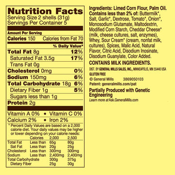 Old El Paso Stand N Stuff Taco Shells, Zesty Ranch Flavored, Gluten Free Crunchy Corn Taco Shells, 10 Count, 5.4 oz (Pack of 6)