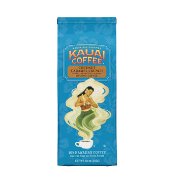 Kauai Coffee Ground Coffee, Medium Roast with Nutty Caramel & Coconut, 10oz Pack