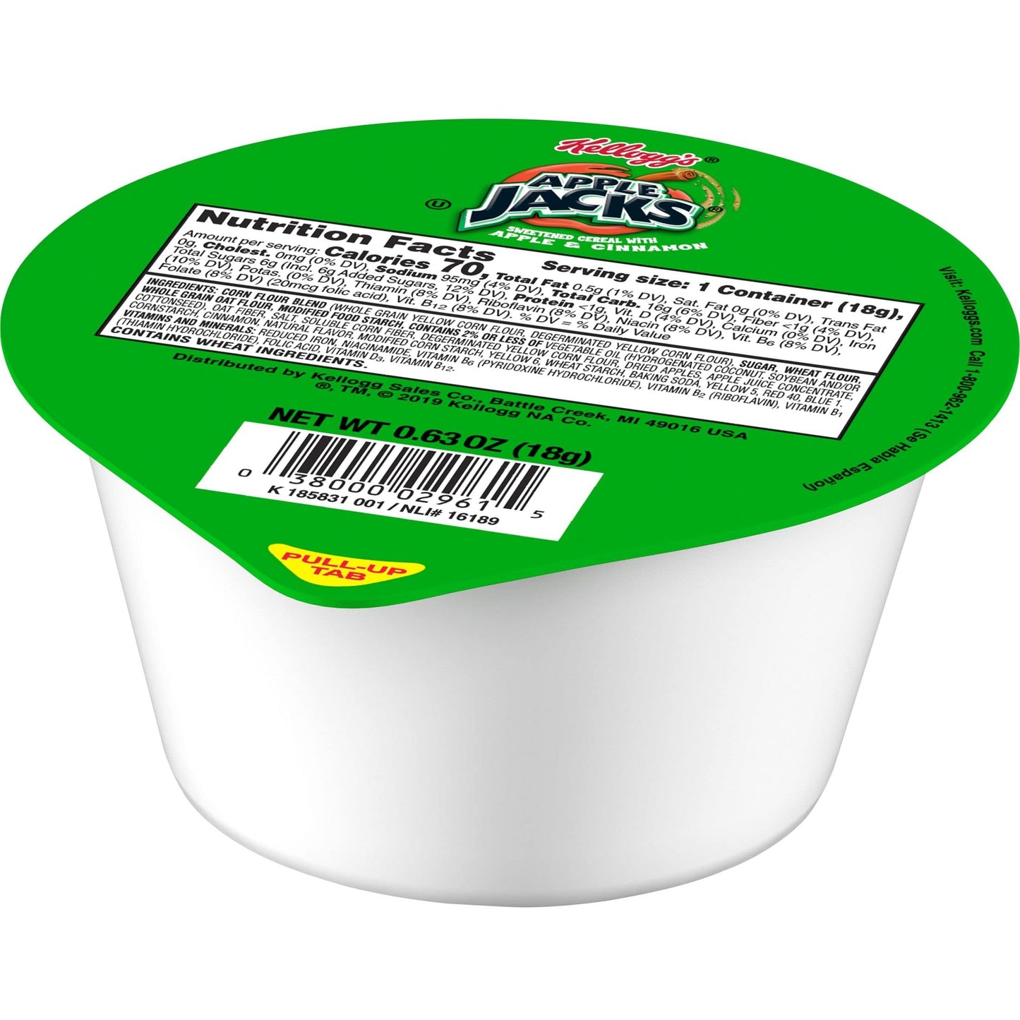 KelloggS Apple Jacks Breakfast Cereal .63Oz (96 Count)