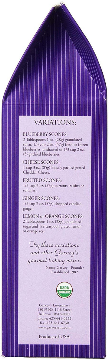 Garvey'S Organic Traditional Scone Mix, 9 Ounce (Pack Of 3)