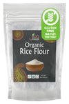 Jiva Organics Premium White Rice Flour 2 LB Bag - Gluten Free, Non GMO