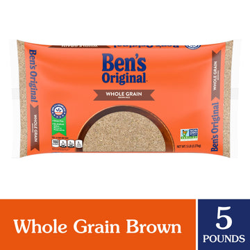 Ben'S Original Whole Grain Brown Rice, 5 Lb Bag