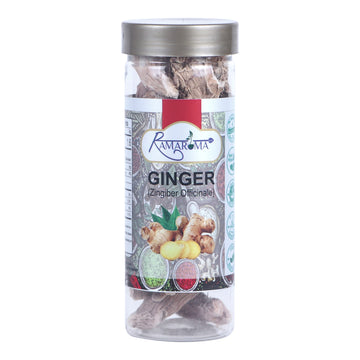 Ramaroma Ginger (Adarak Sabut) Whole, Spice 3.5Oz (100G) ~ All Natural | Vegan | Gluten Friendly | Non-Gmo |Organic Sonth/Ginger