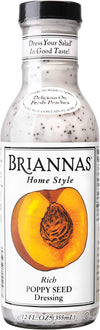 Briannas, Dressing Poppy Seed, 12 Fl Oz