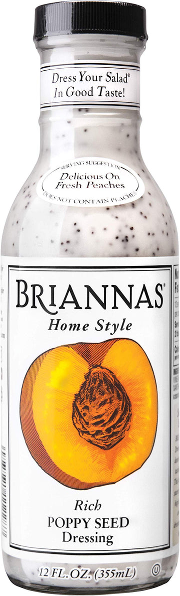 Briannas, Dressing Poppy Seed, 12 Fl Oz