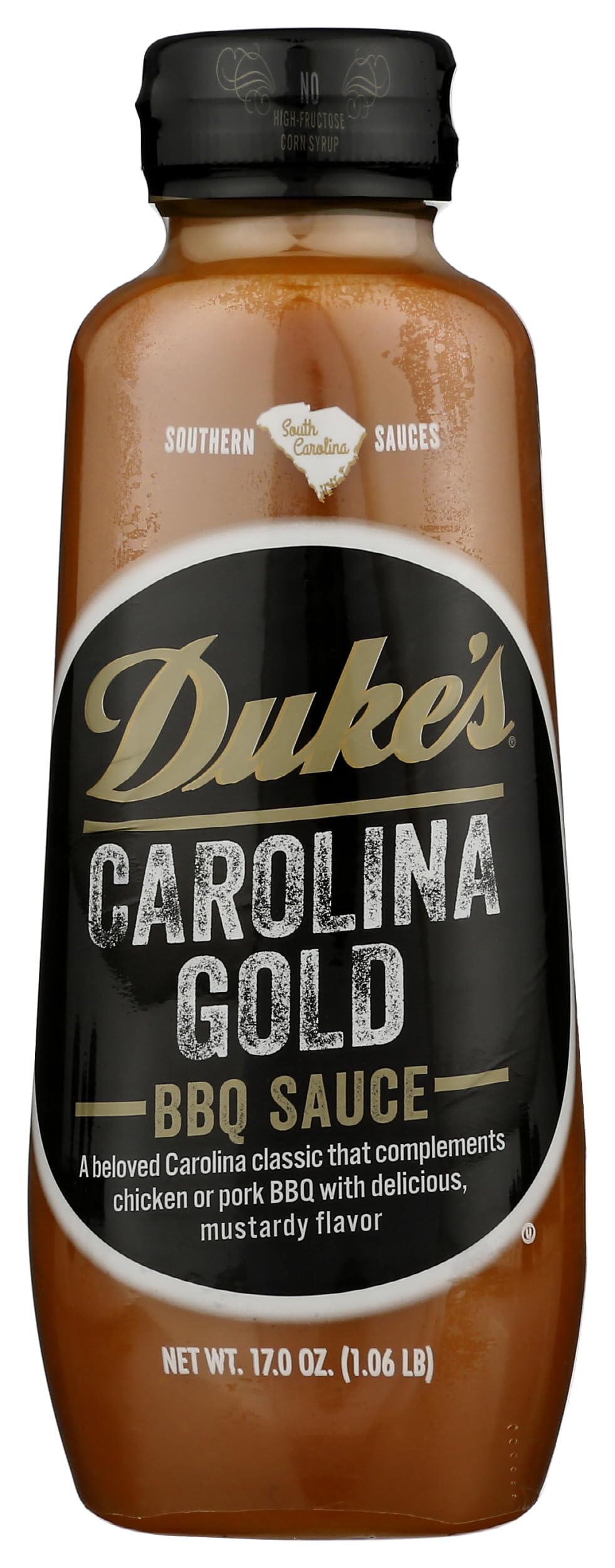 Dukes Carolina Gold BBQ Sauce No High Fructose Corn Syrup 17 Ounces (Pack Of 6)