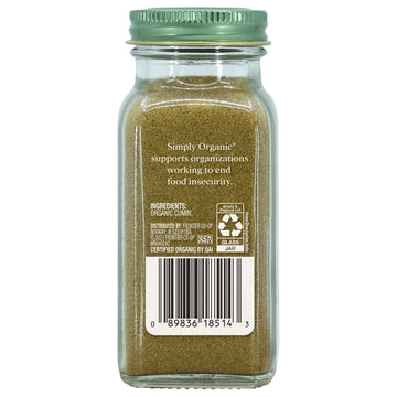 Simply Organic Ground Cumin Seed, Certified Organic | 2.31 oz | Cuminum cyminum L.