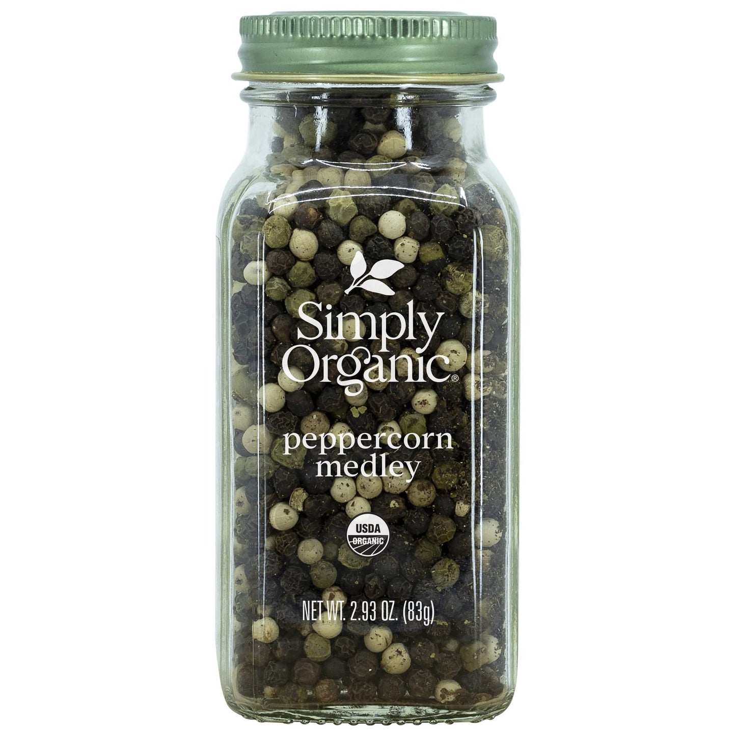 Simply Organic Peppercorn Medley, Certified Organic | 2.93 oz | Pack of 2