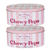 The Original Chewy Peps Peppermint Gift Tin, Handcrafted Premium Old-Fashioned Candy, Organic Non-Gmo Sustainable Ingredients, 1