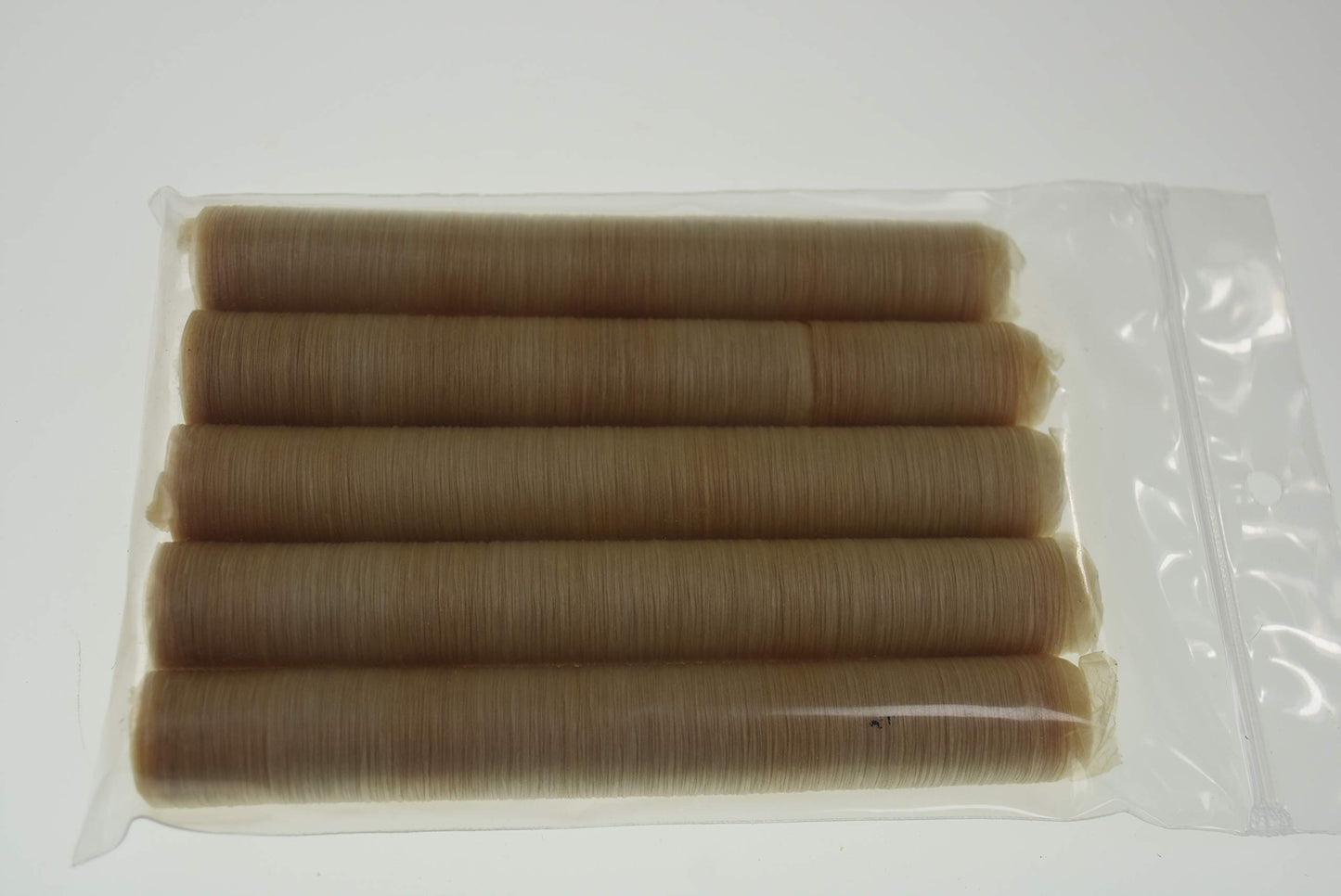 5-Pack Clear 17Mm Collagen Snack Sausage Casings For 23 Lbs Of Sausage. From Smokehouse Chef. Usa Product