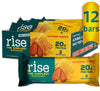 Rise Whey Protein Bars - Almond Honey | Healthy Breakfast Bar & Protein Snacks, 20g Protein, 4g Fiber, Just 3 Whole Food Ingredi