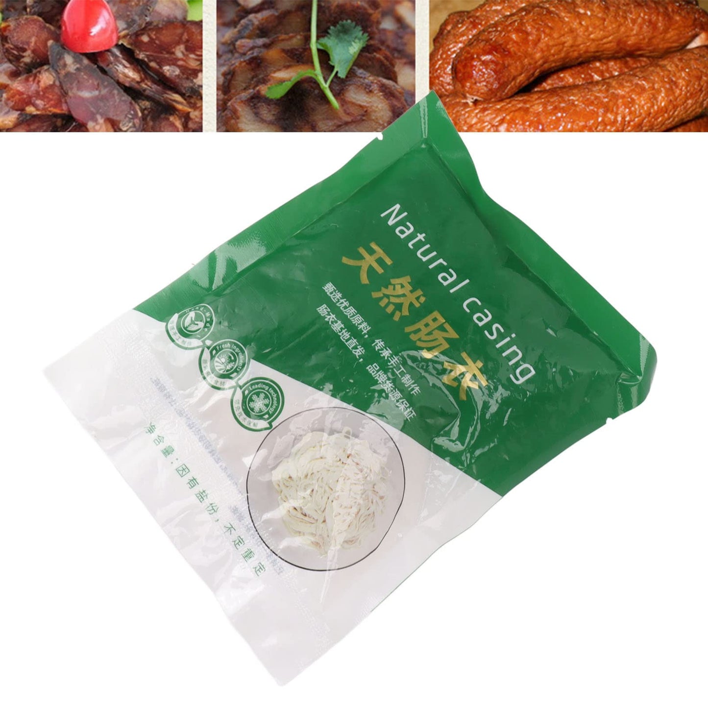 Naroote Pork Sausage Casings for Homemade Sausages, 3.6 oz