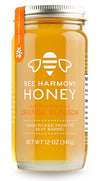 Bee Harmony American Raw Orange Blossom Honey, 12 Ounce