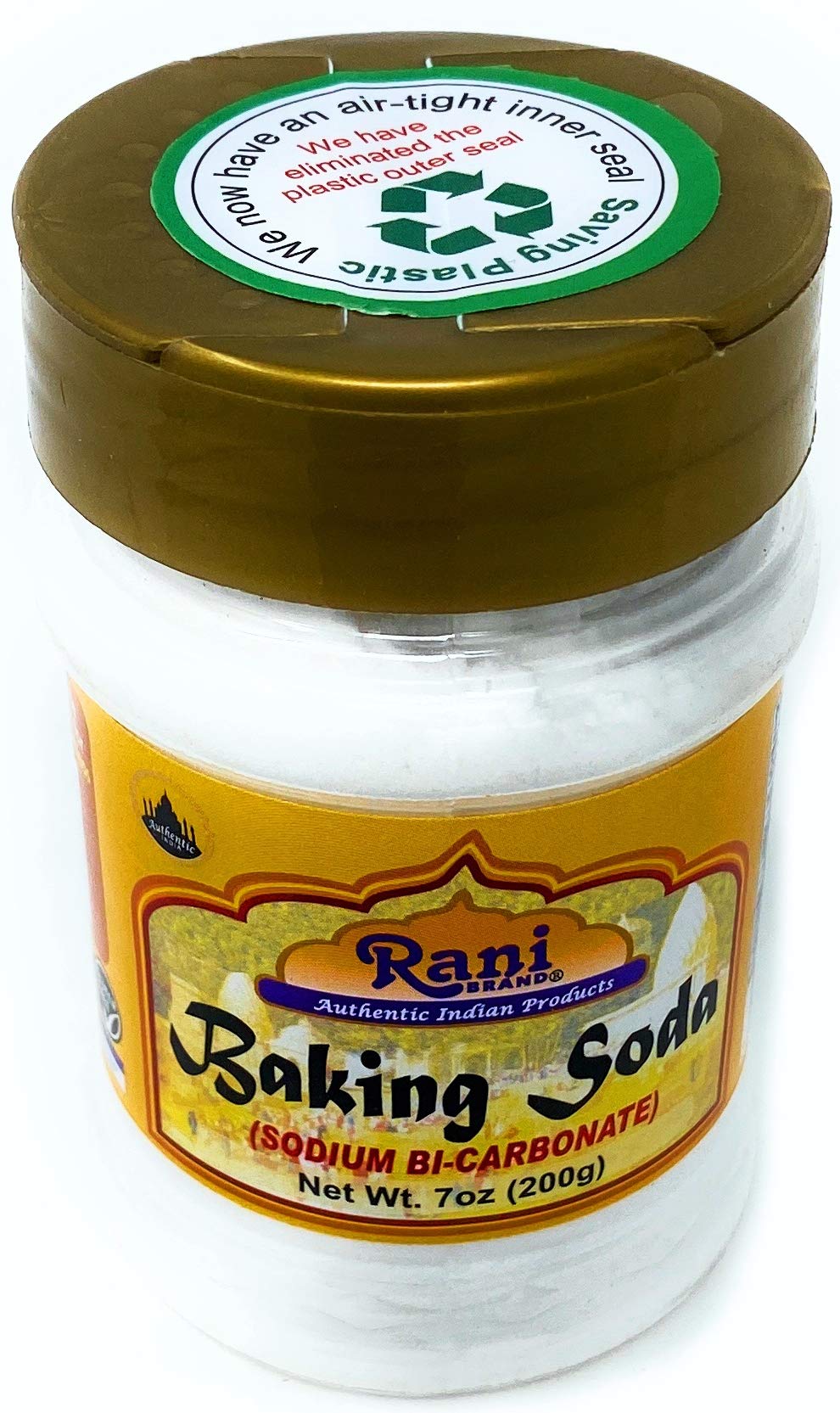 Rani Baking Soda (Sodium Bi-Carbonate) 7Oz (200G) Pet Jar ~ Used For Cooking, Non-Gmo | Indian Origin | Gluten Friendly