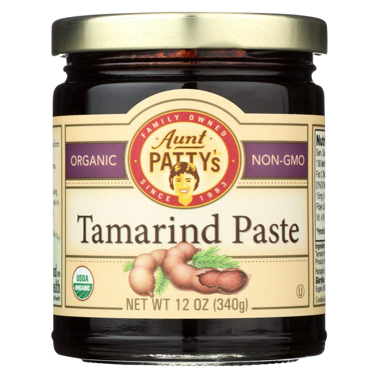 Aunt Pattys Tamarind Paste 12.00 Oz (Pack Of 6)